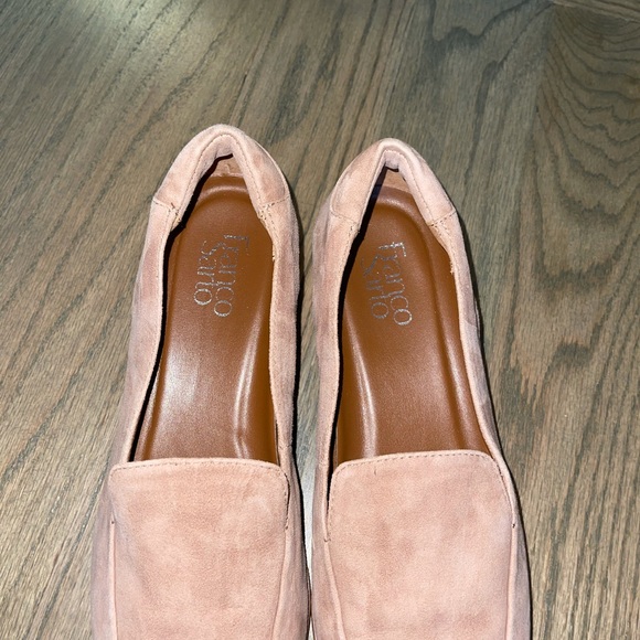 Franco Sarto Chestnut Suede Loafers - Picture 5 of 7